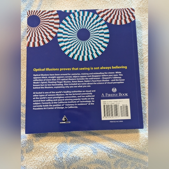 Optical Illusions Book  The Science of Visual Perception Seckel, Al Color Englis - Picture 2 of 8